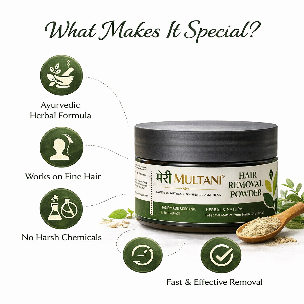 Merimultani Hair Removal Powder – Skin-Friendly