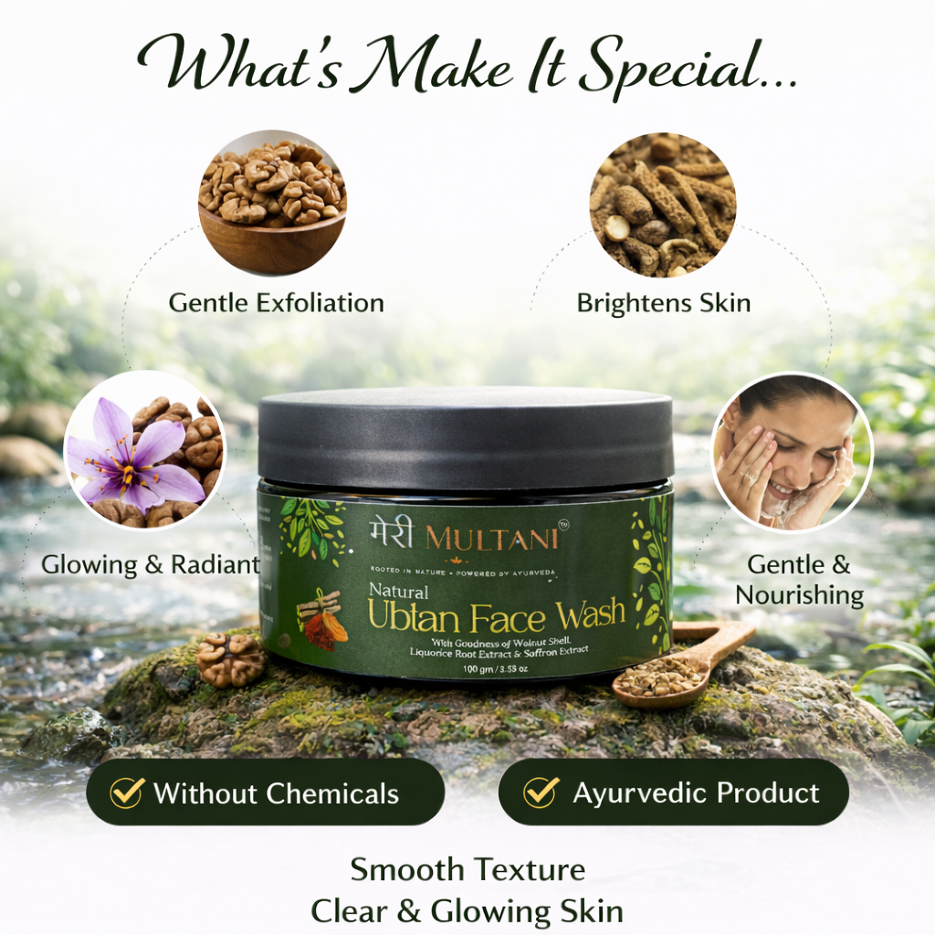 Merimultani Natural Ubtan Face Wash