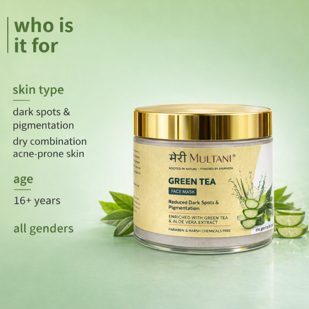 MeriMultani Green Tea Face Mask