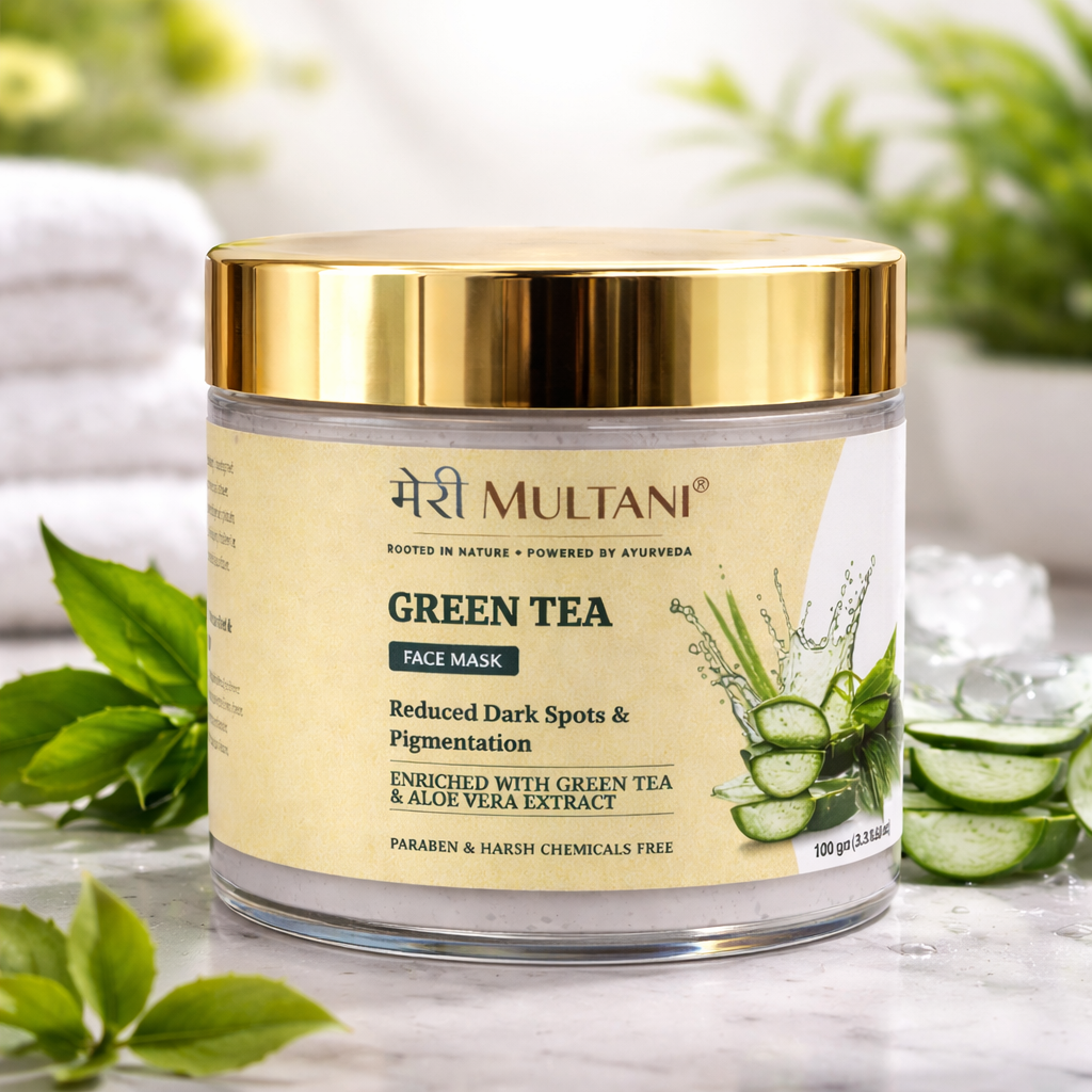 MeriMultani Green Tea Face Mask