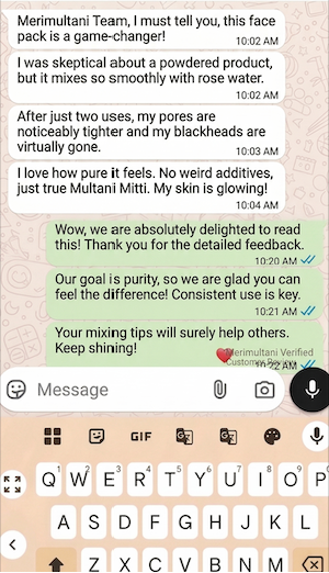 WhatsApp testimonial 2