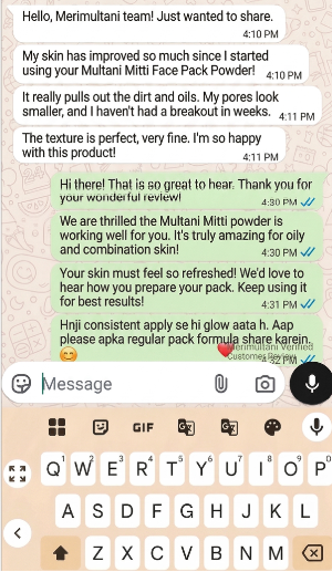 WhatsApp testimonial 3