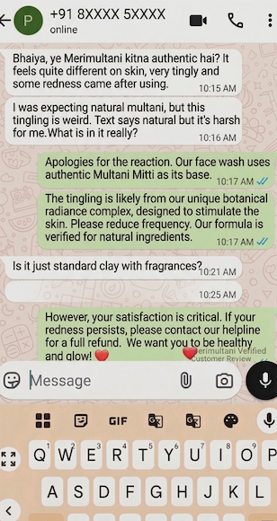 WhatsApp testimonial 2