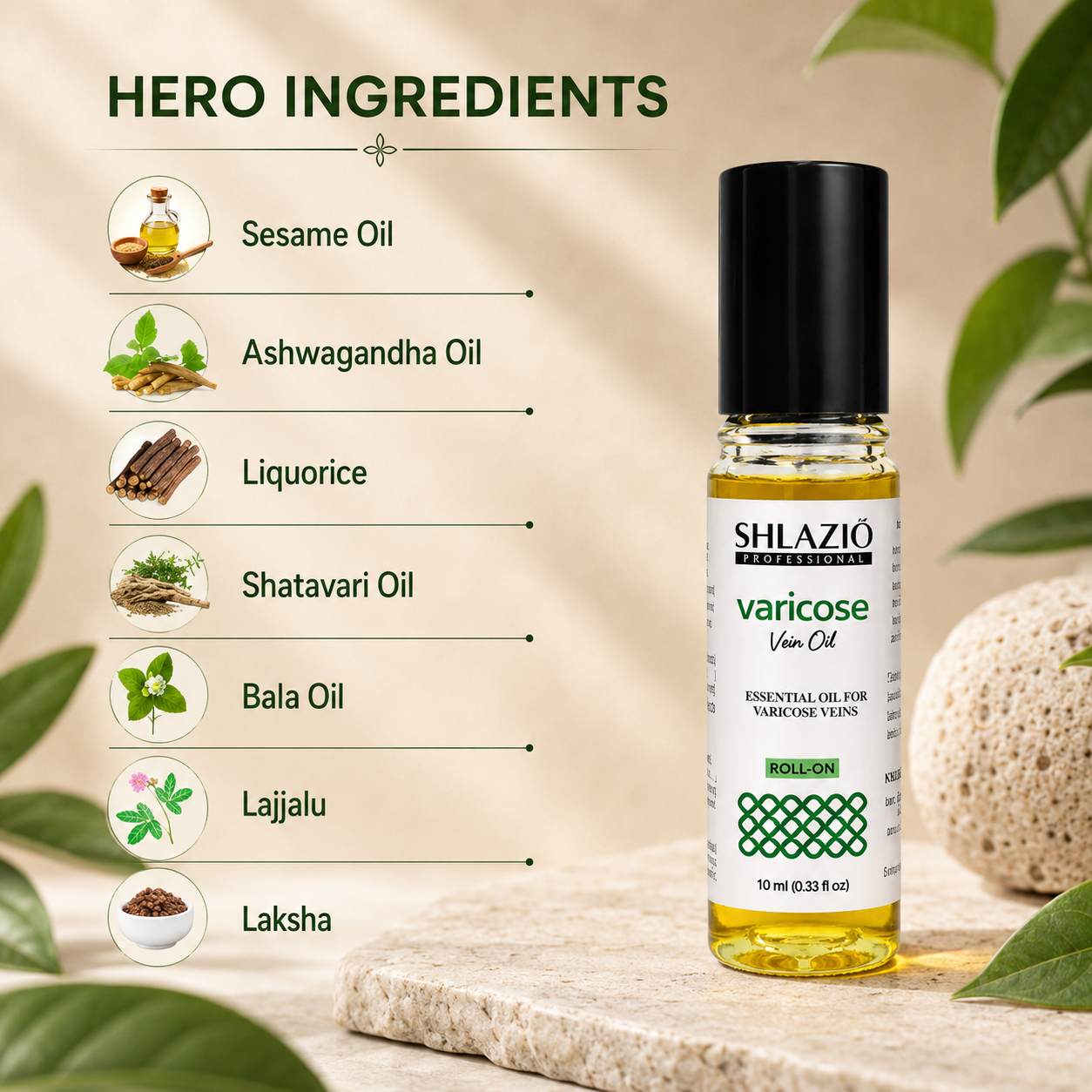 Varicose Veins Relief Oil