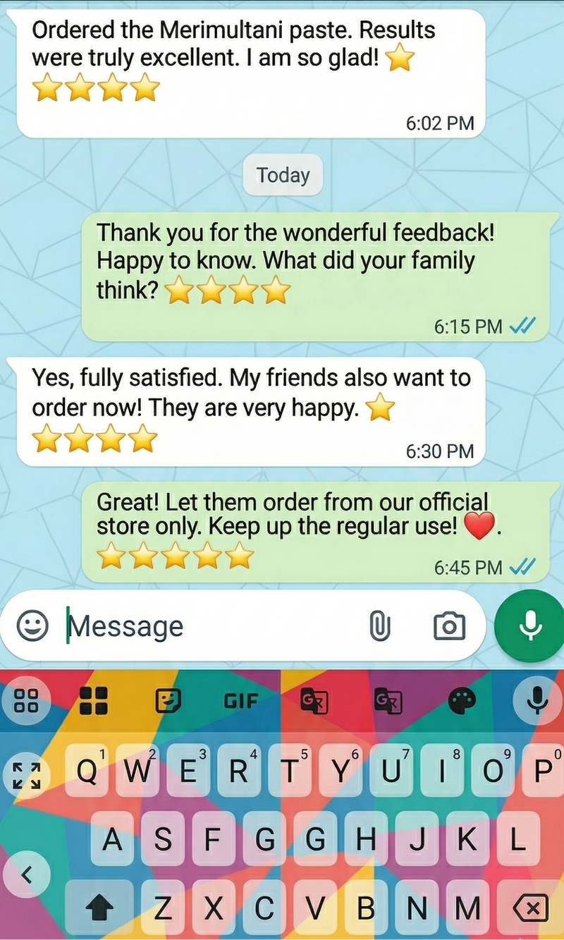 WhatsApp testimonial 3